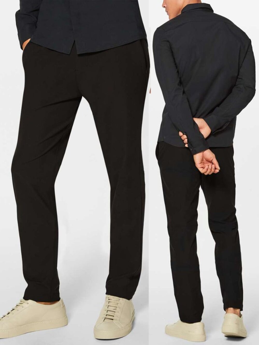 Lululemon Men's 32 Commission Pant Slim *Warpstreme" Black Inseam 30.5" $128
